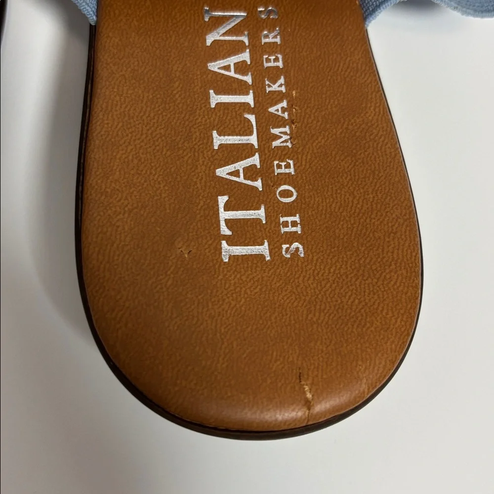 Brand: Italian Shoemakers, slip-on-thongs light blue - Picture 3 of 3